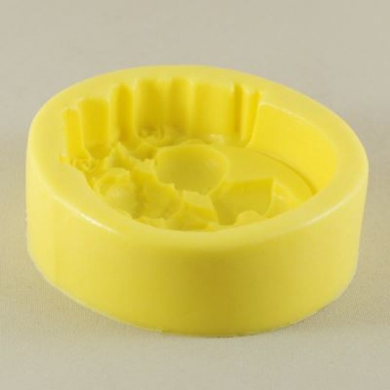 Kızı Öpen Erkek Çocuk Figürlü Silikon Kokulu Taş Ve Sabun Kalıbı