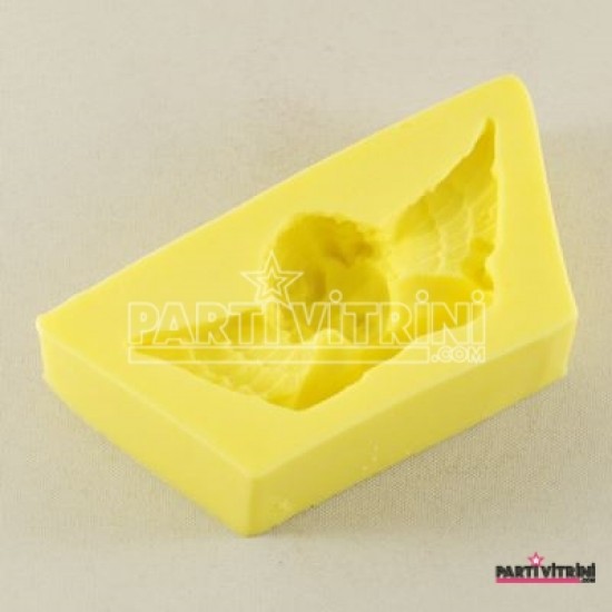 Yarım Melek Bebek Figürlü Silikon Kokulu Taş Ve Sabun Kalıbı