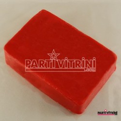 Opak Kırmızı Sabun Bazı 1 Kg