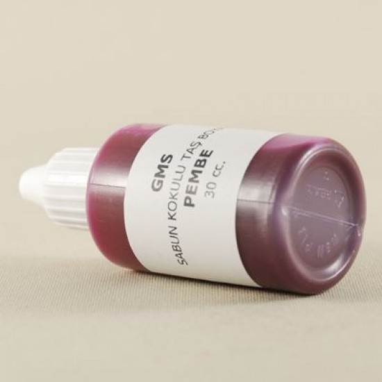 Pembe Renk Sabun Ve Kokulu Taş Boyası 30 cc.