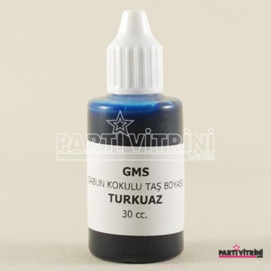 Turkuaz Sabun Ve Kokulu Taş Boyası 30 cc.