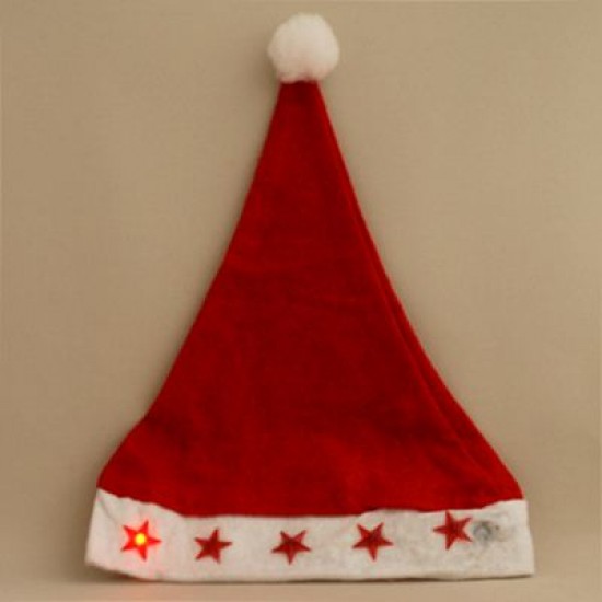 Işıklı Noel Baba Şapkası