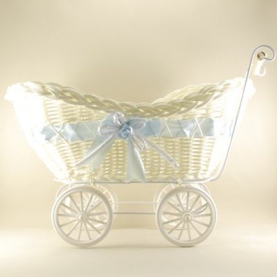 Bebek Şekeri İçin Mavi Açık Hasır Puset 21x44x28 Cm