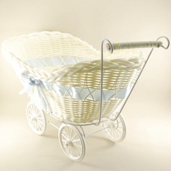 Bebek Şekeri İçin Mavi Açık Hasır Puset 21x44x28 Cm