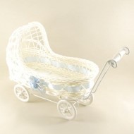 Bebek Şekeri İçin Mavi Hasır Puset 13x26x21 Cm