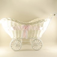 Bebek Şekeri İçin Pembe Açık Hasır Puset 21x44x28 Cm