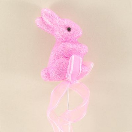 Tavşan Bebek Çubukları Pembe-Beyaz 4 Adet