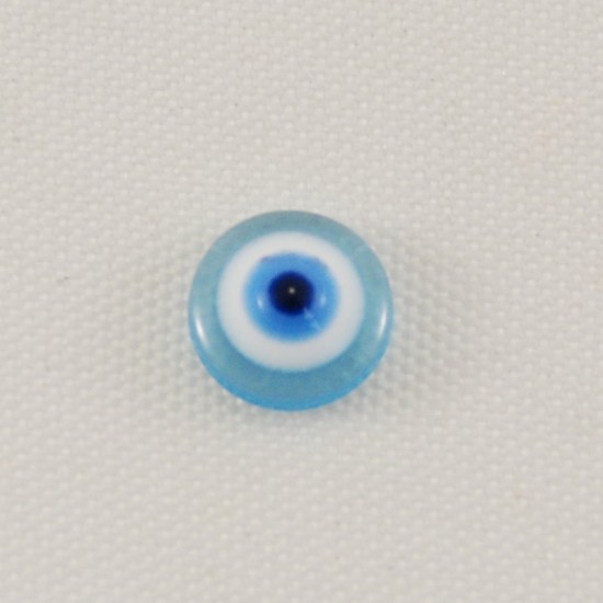 Nazar Boncuğu Plastik Deniz Mavi 0.8 cm 100 Adet