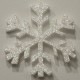 Beyaz Renk Kar Tanesi Strafor 24 cm 3 Adet