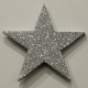 Gümüş Renk Yıldız Strafor 24 cm 3 Adet