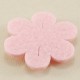 Keçe Pembe Papatya 20 Adet 4 Cm