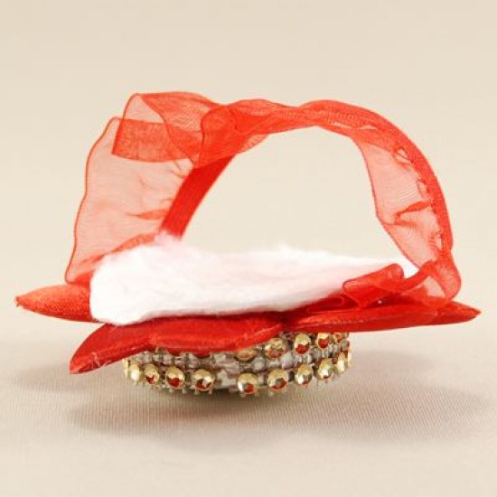 Kına İçin Kırmızı Mumlu El Gülü 2 Adet