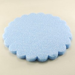 Süsleme Tülü Simli Mavi 22 cm 100 Adet