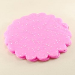 Süsleme Tülü Taşlı Pembe 18 cm 100 Adet