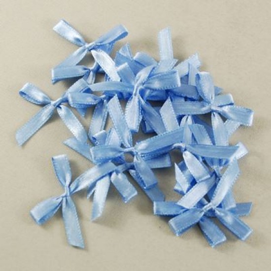 Mavi Fiyonk Kurdela 20 Adet - 4 cm