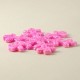 Pembe Sim Kaplı Plastik Kar Tanesi 5 Adet 6.5 Cm