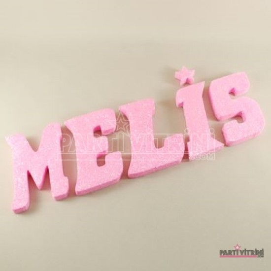 Strafor Simli Pembe Harfler 10 Cm (adet 2.90 TL)