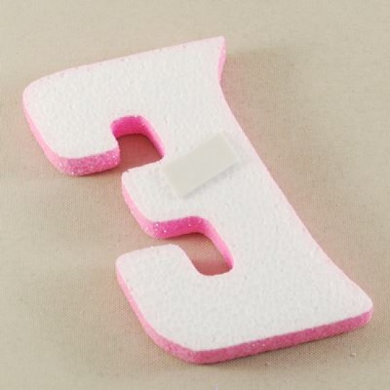 Strafor Simli Pembe Harfler 10 Cm (adet 2.90 TL)