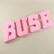 Strafor Simli Pembe Harfler 10 Cm (adet 2.90 TL)