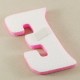 Strafor Simli Pembe Harfler 10 Cm (adet 2.90 TL)