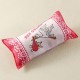Ben Geldim Pembe Leylekli Minik Kumaş Yastık 10x4x3 Cm