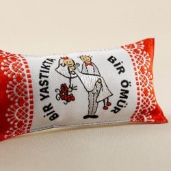 Bir Yastıkta Bir Ömür Minik Kumaş Yastık 10x4x3 Cm