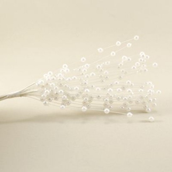 Sıralı İnci Sunum Telleri 5 mm İncili 10 Adet