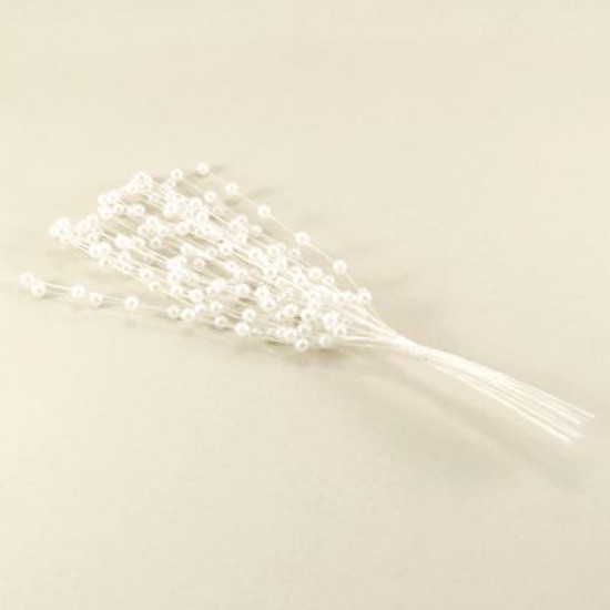 Sıralı İnci Sunum Telleri 5 mm İncili 10 Adet