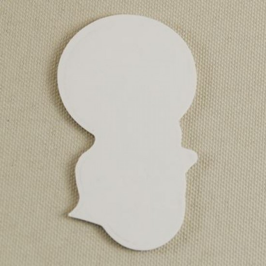 Gelin damat Balona Binmiş Pembe Ahşap Çıkartma Nikah Şekeri Süsü 20 Adet