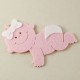 Keçe Kız Bebek Figürü 8.5 cm X 7 cm 5 Adet