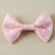 Pembe puantiyeli Kumaş Papyon Süs 20 Adet - 3.5 cm