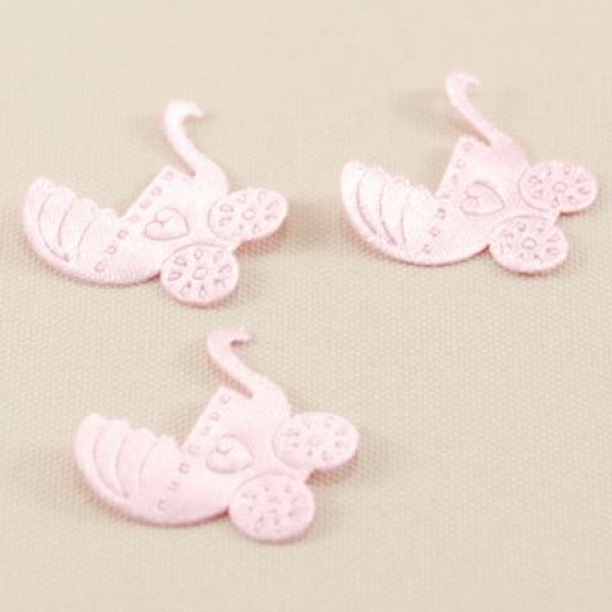Bebek Arabası Pembe 100 Lü Paket 2.5 Cm