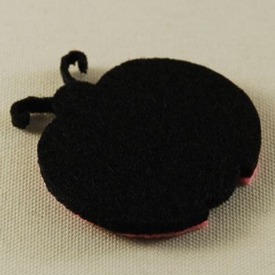 Keçe Pembe Uğur Böceği 20 Adet 4 Cm