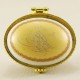 Porselen Altın Rengi Osmanlı Turalı Oval Şekerlik 5 Cm