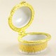 Porselen Altın Rengi Osmanlı Turalı Oval Şekerlik 5 Cm