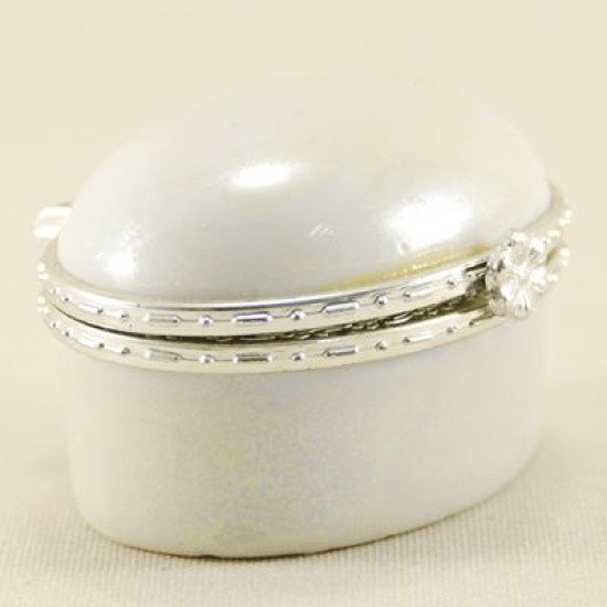 Porselen Sedefli Oval Şekerlik 5 Cm