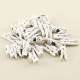 Uğur Böceği Mandal Minik Ahşap Beyaz 25 mm X 7 mm 50 Adet