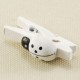 Uğur Böceği Mandal Minik Ahşap Beyaz 25 mm X 7 mm 50 Adet