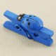 Uğur Böceği Mandal Minik Ahşap Mavi 25 mm X 7 mm 50 Adet