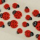 Uğur Böceği Silikon Sticker 29 Adet 1 cm X 2.5 cm