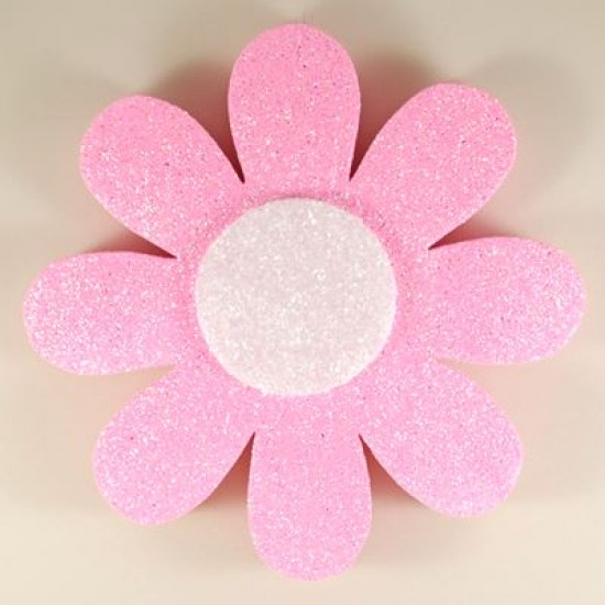 Pembe Papatya Strafor 15 cm 5 Adet