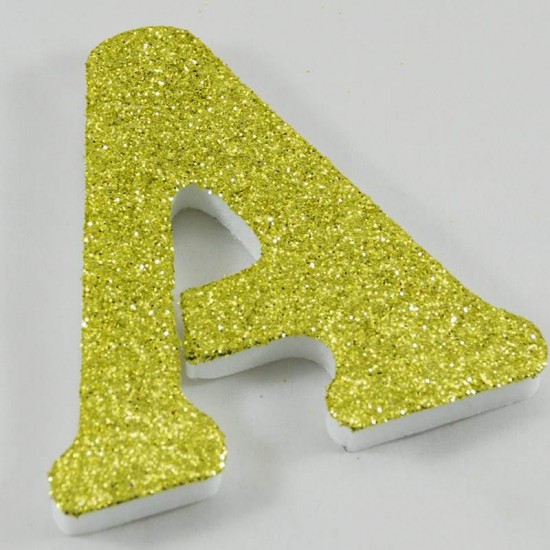 Strafor Simli Gold Harfler 10 Cm