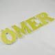 Strafor Simli Gold Harfler 10 Cm