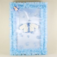 Mavi Erkek Bebek Hırkalı Anı Defteri