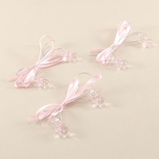 Pembe Emzikli Fiyonk Süs 7 Cm 10 Adet