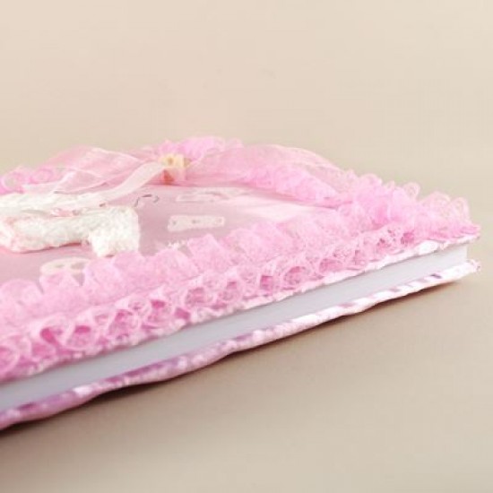 Pembe Kız Bebek Hırkalı Anı Defteri