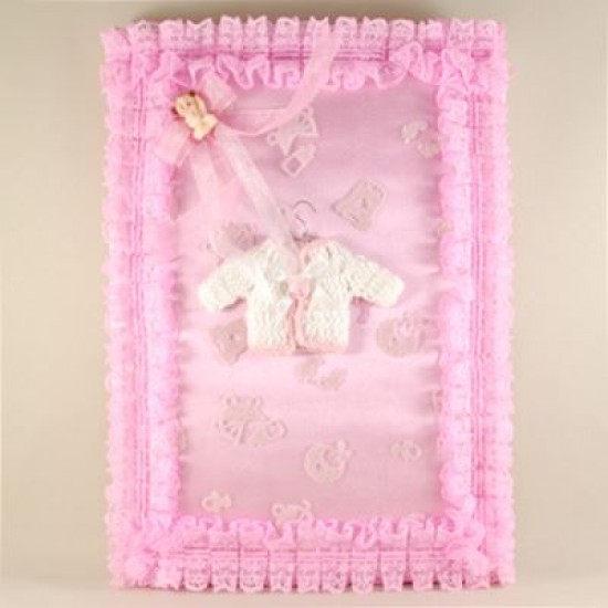 Pembe Kız Bebek Hırkalı Anı Defteri