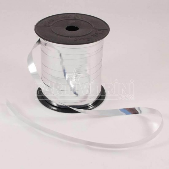 Rafya 200 m Parlak Metalik Gümüş Renkli