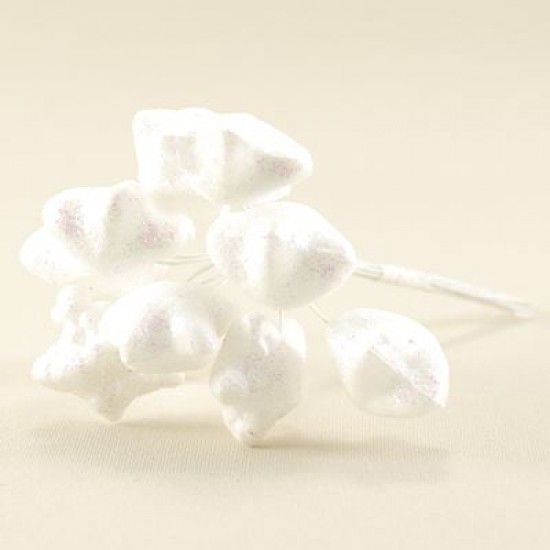 Simli Beyaz Büyük Yıldız Sunum Telleri 10 Adet