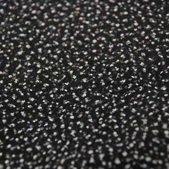 Süsleme Tülü Simli Siyah 18 cm 100 Adet